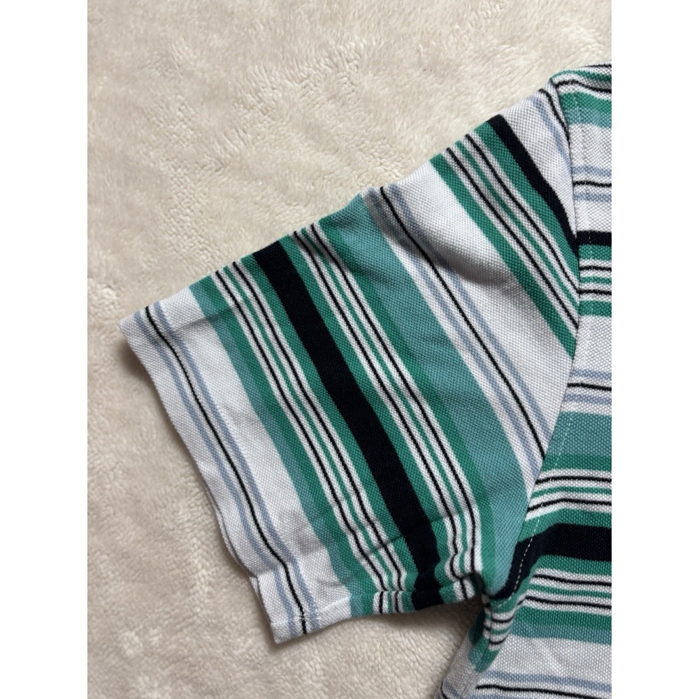 Southpole Y2K Striped Polo Shirt Size Medium - Picture 4 of 8